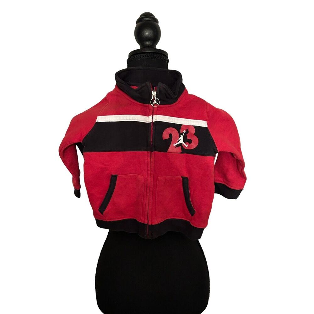 Nike Jacket, 24 M, Red Black and White‎